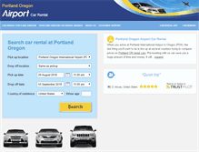 Tablet Screenshot of portlandairportcarrental.net